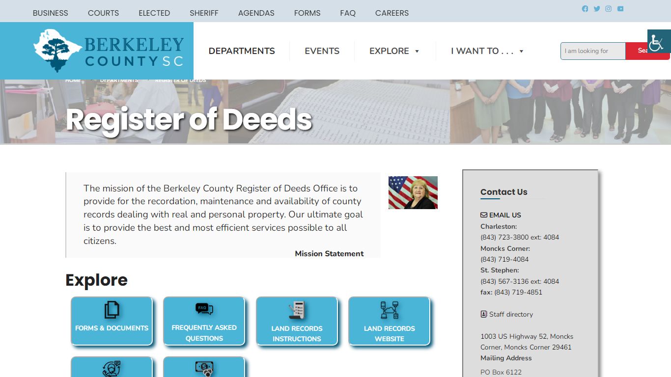 Register of Deeds – Berkeley County Website